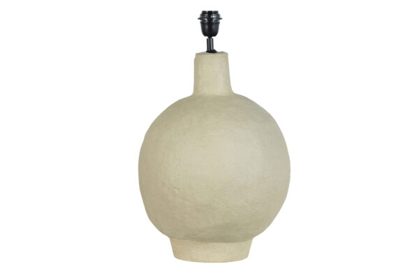 BEPUREHOME Collection bordlampe, håndformet - natur papmaché (H:53)