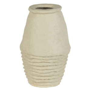 BEPUREHOME Collection dekorations vase - natur papmache (H:45)