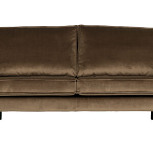 BEPUREHOME Rodeo 2,5 pers. sofa - taupe fløjl