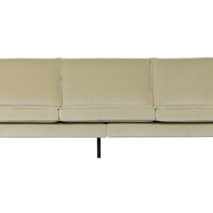 BEPUREHOME Rodeo 3 pers. sofa - pistacie fløjl