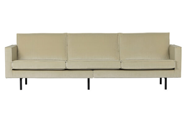 BEPUREHOME Rodeo 3 pers. sofa - pistacie fløjl