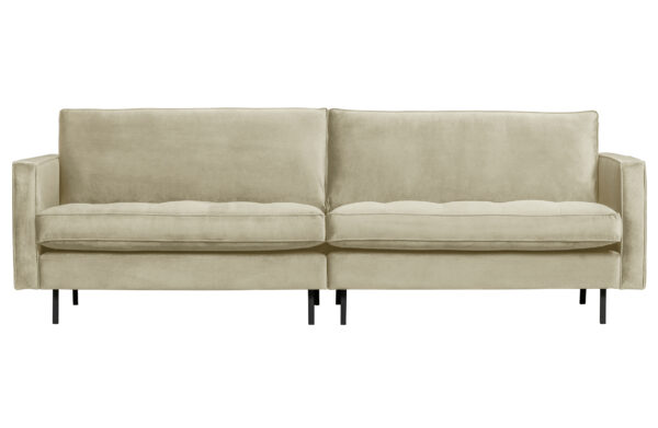 BEPUREHOME Rodeo 3 pers. sofa - pistacie fløjl