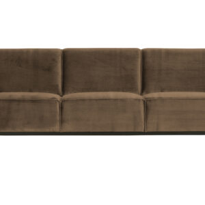 BEPUREHOME Statement 3 pers. sofa - taupe fløjl