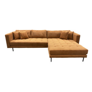 Cali sofa m/vendbar chaiselong - Fløjl