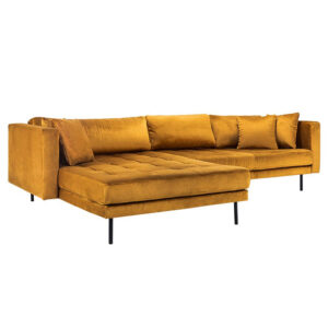 Cali sofa m/vendbar chaiselong - Velour