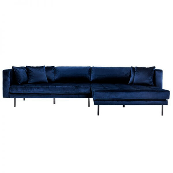 Cali sofa m/vendbar chaiselong - Velour