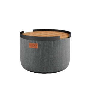 Cobana Pouf + Patio Serving Tray