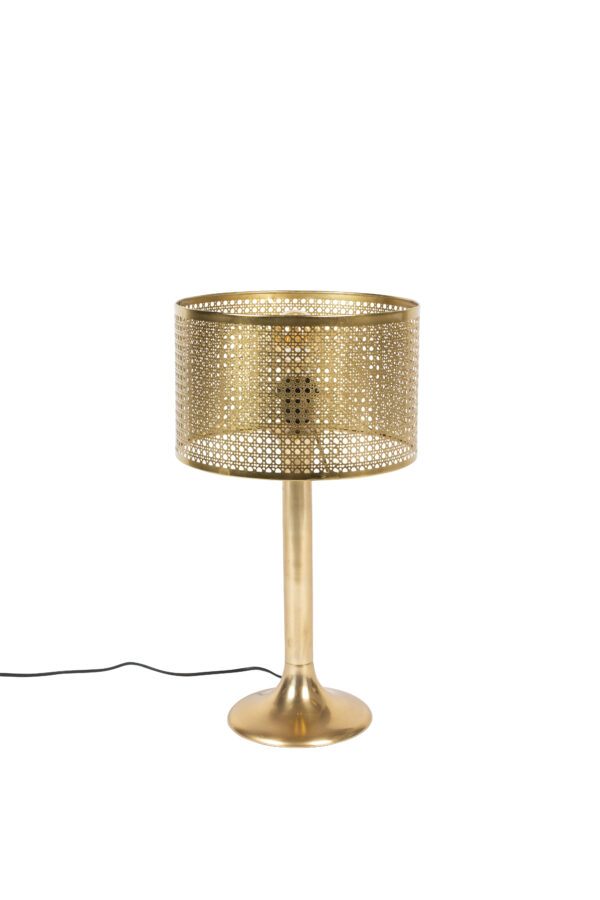 DUTCHBONE Barun bordlampe - guld aluminium