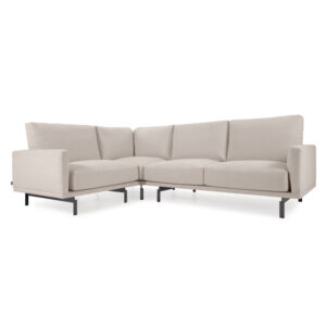 LAFORMA Galene hjørnesofa - beige genbrugsfibre og jern