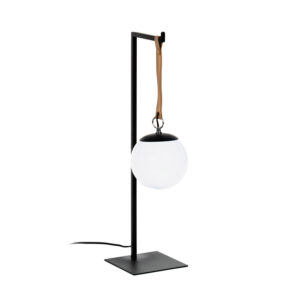 LAFORMA Monteiro bordlampe - akrylglas og sort metal