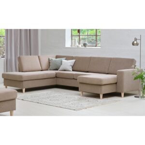 Panama Style U-sofa i stof - hurtig levering