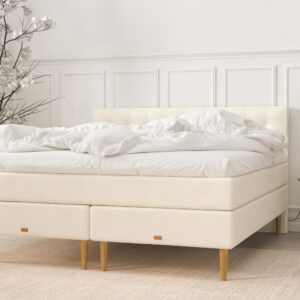 SÖVNN Viva Kontinentalseng - 160x200 - Lys Beige