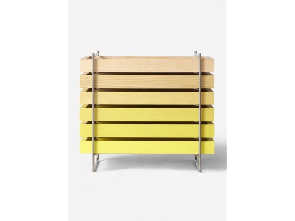 A. Petersen - Tool Boxes by Line Depping - Reol - Yellow Ash - 70 x 43,5 x 62 cm