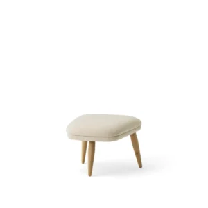 Audo Copenhagen - Oda Ottoman / By Arnold Madsen - Fodskammel - Oiled Natural Oak / Hallingdal 200 - W46 x L40 x H36 cm