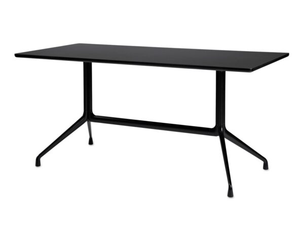 HAY - About A Table 10 - Spisebord - Black LInoleum/ Aluminium Powder Coated Black 180 - L180 x W105 x H74 cm