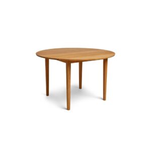 Sibast Furniture - Sibast No.3 Table | Solid Tabletop - Spisebord - Natural Oiled Oak - Ø140 x H74 cm