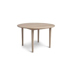 Sibast Furniture - Sibast No.3 Table | Solid Tabletop - Spisebord - Soaped Oak - Ø120 x H74 cm