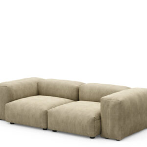 Vetsak Sofa - 231x115.5cm. - Cord Velours - Khaki