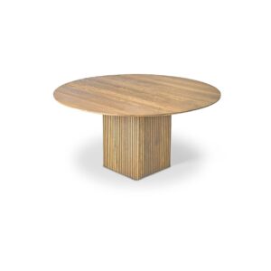 dk3 - Ten Table Round - Udtræksbord - Spisebord - Oiled Oak - Ø120 x H72 cm