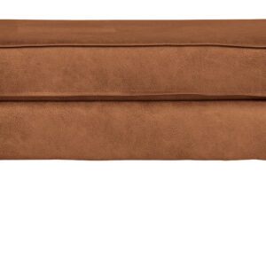BEPUREHOME Rodeo puf - cognac stof (84x54)