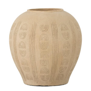 BLOOMINGVILLE Taym Deko Vase, Natur, Terrakotta