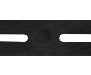 Home>it - Knagerække 58,5 cm med 4xØ45 mm knopper - sort eg