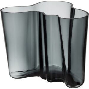 Iittala Aalto Collection vase, 16 cm. mørkegrå