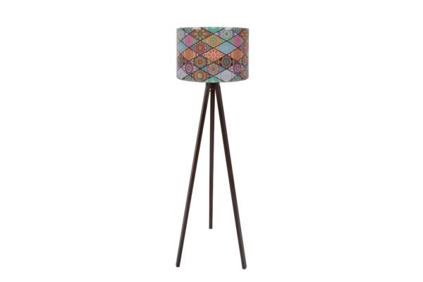 LUMI Benevento gulvlampe - multifarvet polypropylen og MDF