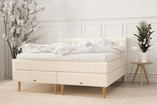 SÖVNN Maya Kontinentalseng - 160x200 - Lys Beige